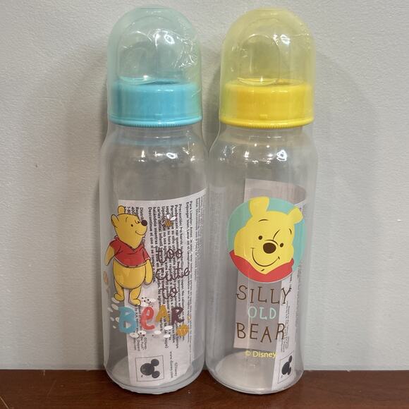 Disney Baby Winnie The Pooh 9oz Bottles BPA Free Medium Flow NEW SEALED - Picture 1 of 8